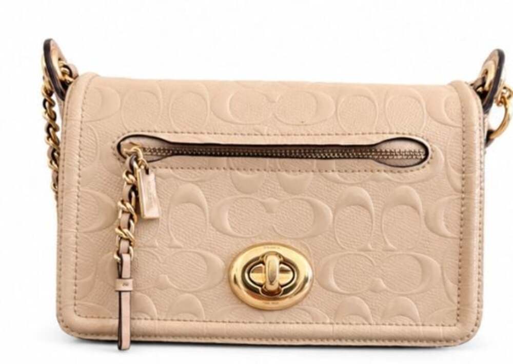 Coach Lex Patent Leather Small Flap Crossbody F22292